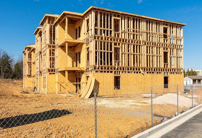 a long-lasting temporary fence helping to keep construction zones safe in Agua Dulce